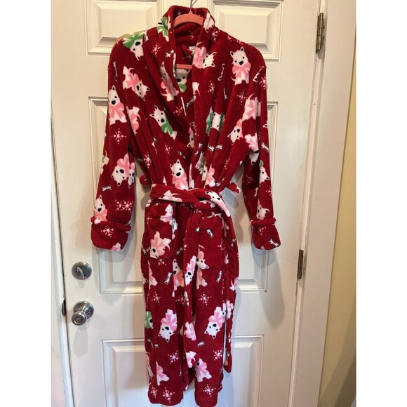Holiday fuzzy bathrobe - Picture 2 of 5